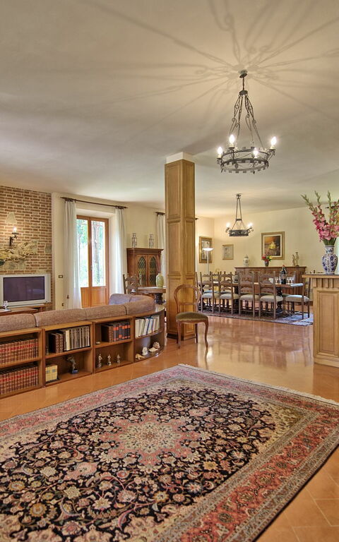 Villa Lauretana: Lunsjrom, Stue