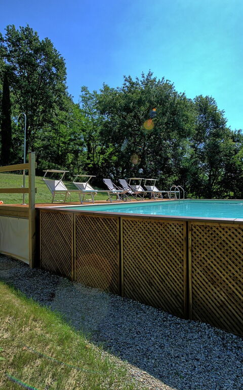 Casale Giotto: basseng, Hage