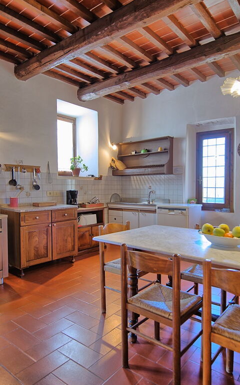 Casale Giotto: Kjøkken, Lunsjrom