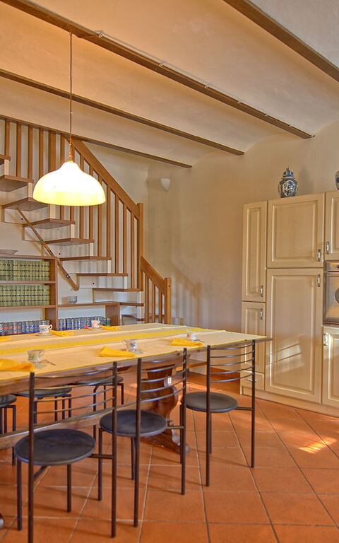 Villa Lorena: Kjøkken, Lunsjrom