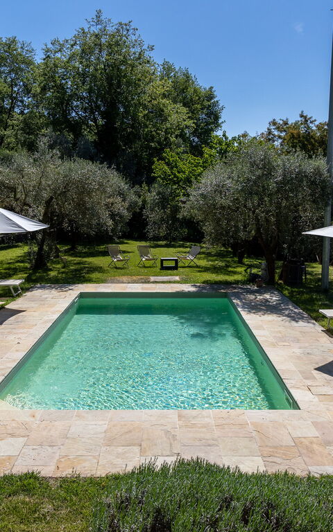 Villa Morandi: basseng, Hage, Utendørs