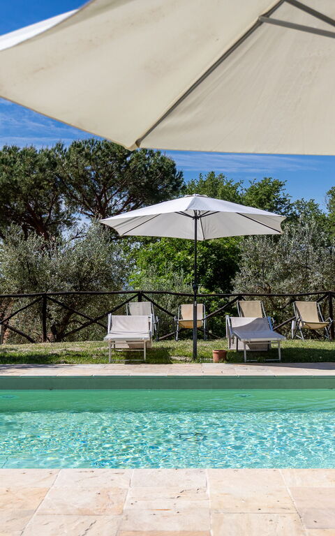 Villa Morandi: basseng, Utendørs