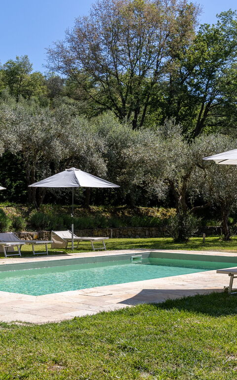 Villa Morandi: basseng, Hage, Utendørs
