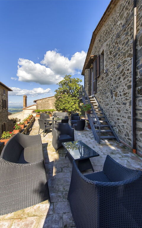 Villa Piazza Della Fortezza: Balkong / terrasse / uteplass