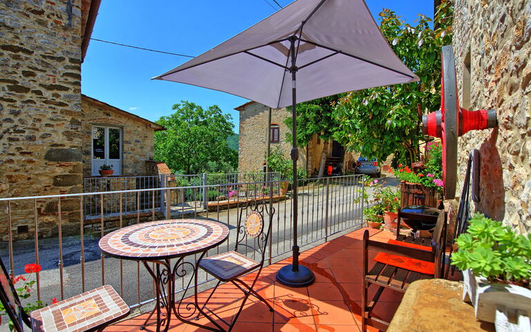 La Ruota: Balkong / terrasse / uteplass, Sommer, Utendørs