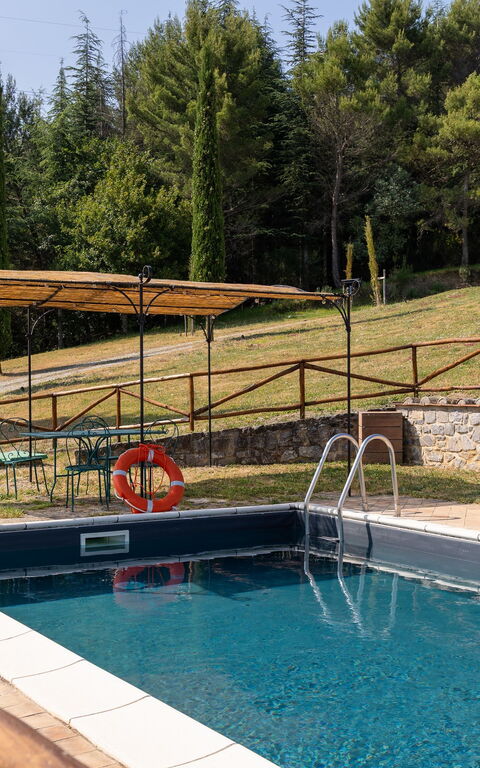 Villa San Michele: Balkong / terrasse / uteplass, basseng, Hage, Utendørs