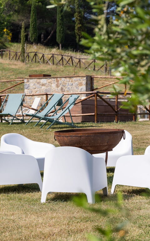 Villa San Michele: Hage, Utendørs