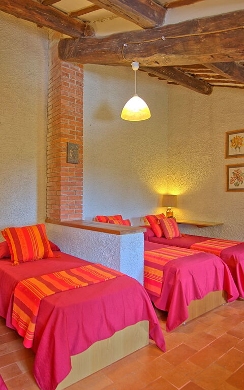 Villa Uccellaia: soverom