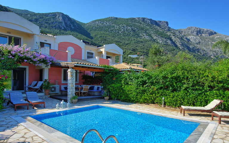 Beach Villa Blue: basseng, Eksteriør, Hage, Utendørs