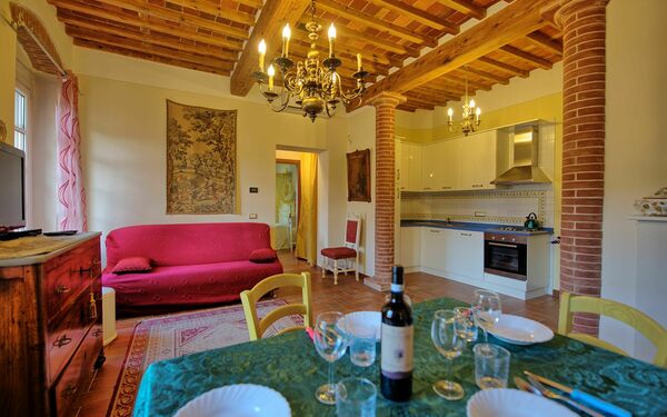 Feriebolig Flavia 5: Kjøkken, Lunsjrom, Stue