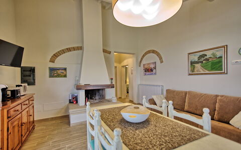 Feriebolig Fornace 2: Kjøkken, Lunsjrom, Stue