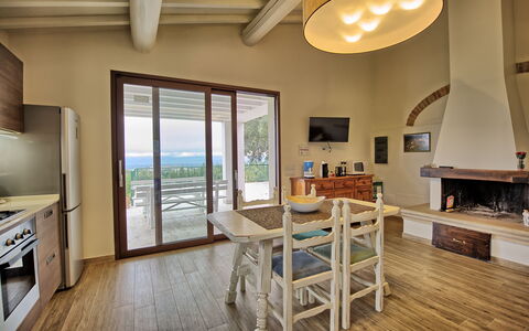 Feriebolig Fornace 2: Kjøkken, Lunsjrom, Stue