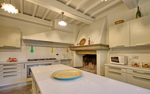 Feriebolig Padronale: Kjøkken, Lunsjrom