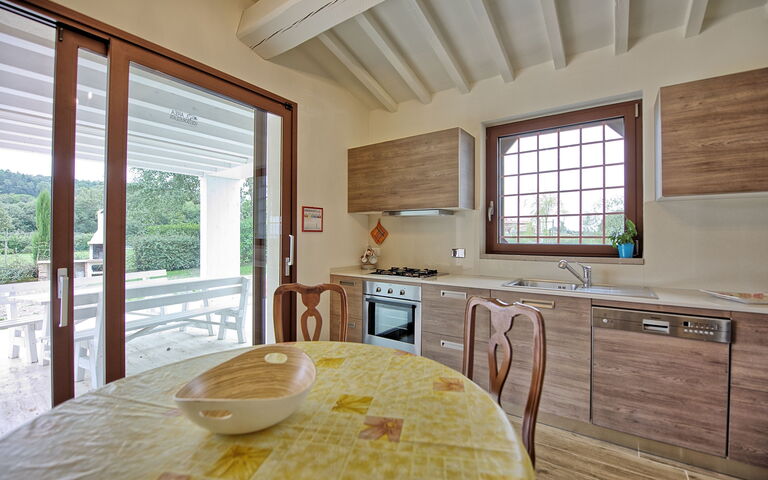 Feriebolig Fornace 1: Kjøkken, Lunsjrom, Stue