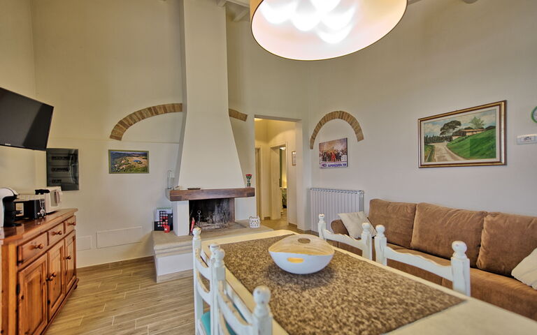 Feriebolig Fornace 2: Kjøkken, Lunsjrom, Stue