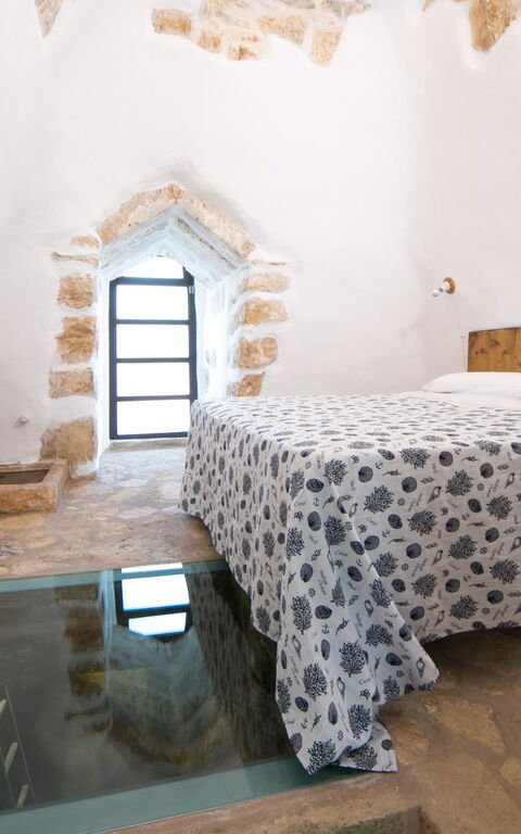 Trullo Torre Suda: soverom
