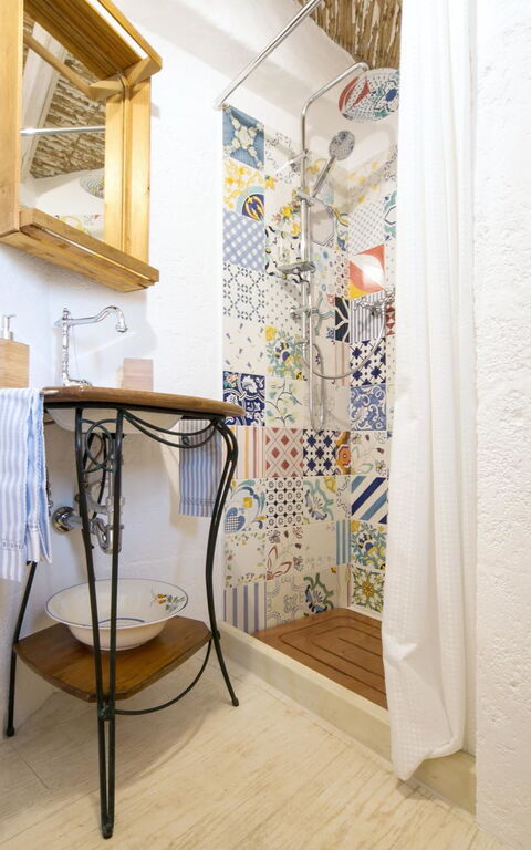 Trullo Torre Suda: Baderom