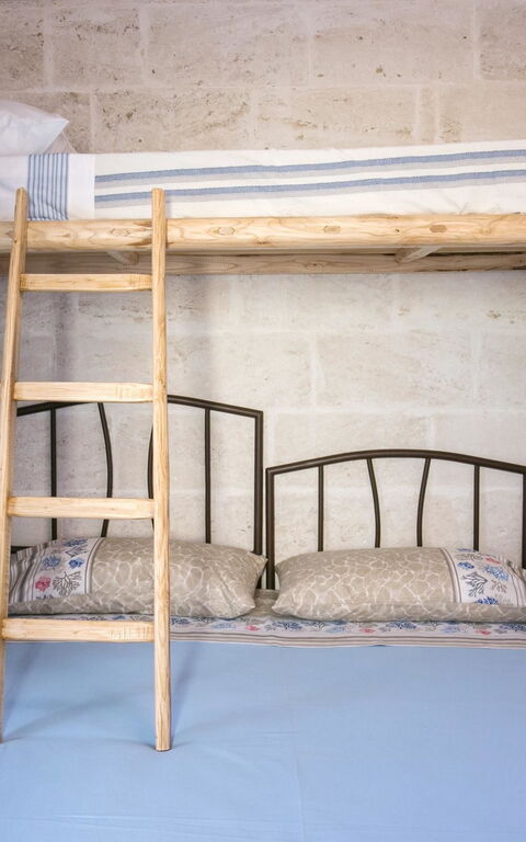 Trullo Torre Suda: soverom