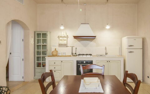 Feriebolig Tia Ranch 3: Kjøkken, Lunsjrom, Stue