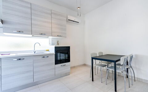 Feriebolig Cotriero Crystal: Kjøkken, Lunsjrom