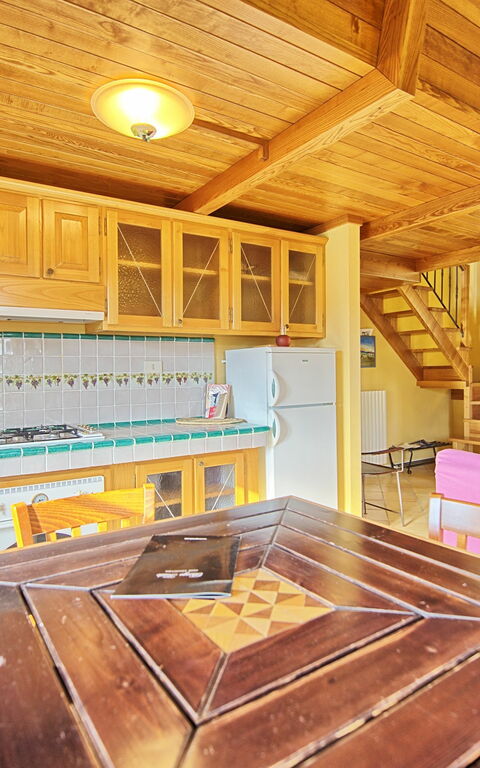 Villa Poggiospinoso: Kjøkken, Lunsjrom