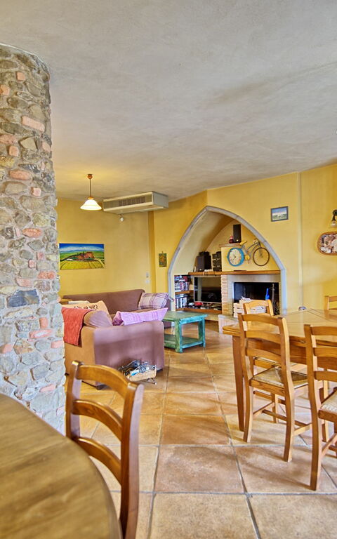 Villa Poggiospinoso: Fellesrom, Lunsjrom