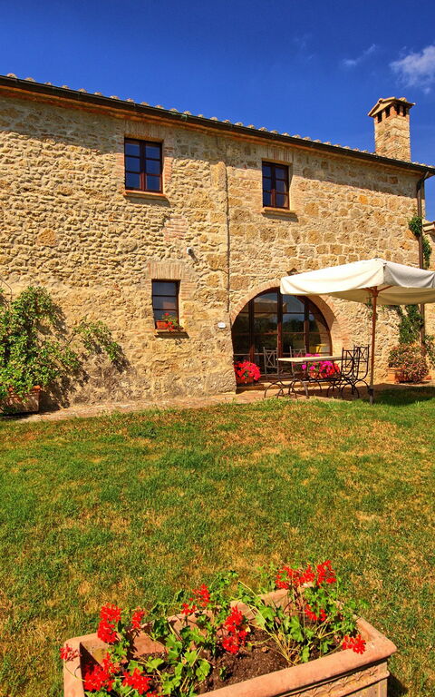 Villa Sarteano: Eksteriør, Hage