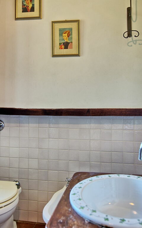 Villa Sarteano: Baderom