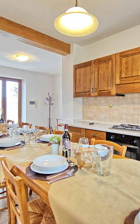 Casale Daniele: Kjøkken, Lunsjrom