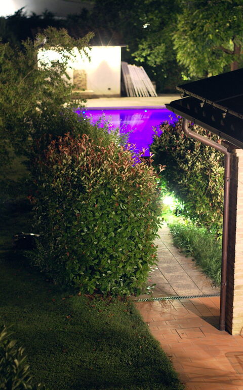 Casale Tiziano: Balkong / terrasse / uteplass, basseng, Hage, Utendørs
