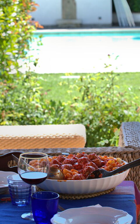 Casale Tiziano: Balkong / terrasse / uteplass, Utendørs