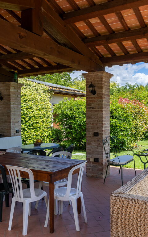 Casale Tiziano: Balkong / terrasse / uteplass