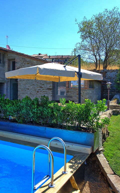 Casa La Fonte: basseng, Hage