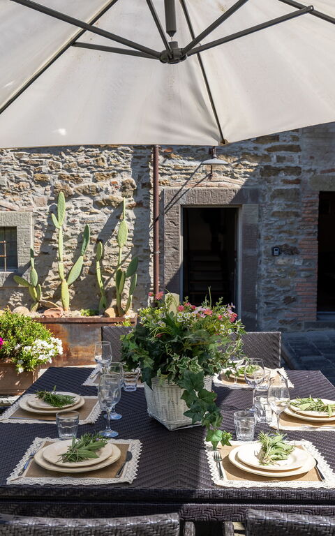 Casa La Fonte: Balkong / terrasse / uteplass, Eksteriør, Utendørs