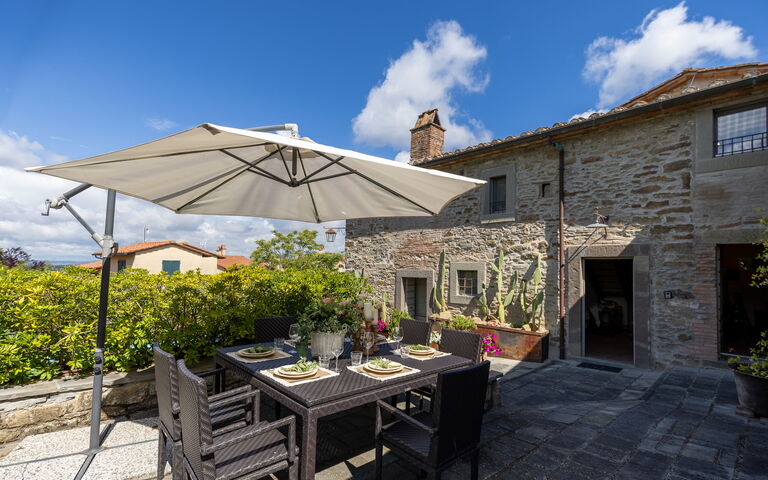 Casa La Fonte: Balkong / terrasse / uteplass, Eksteriør, Utendørs