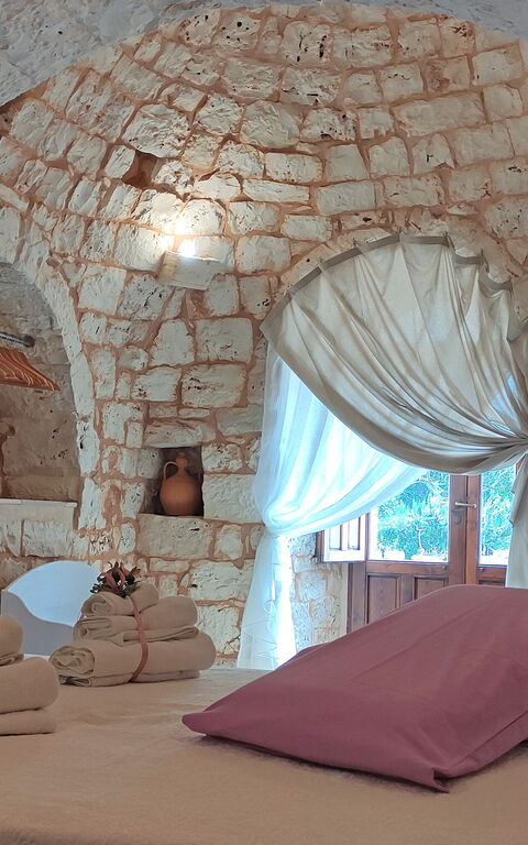 Trullo Santo Stefano: soverom