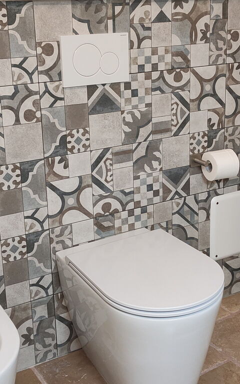 Trullo Santo Stefano: Baderom