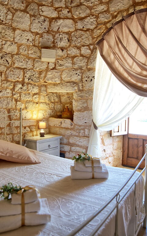 Trullo Santo Stefano: soverom
