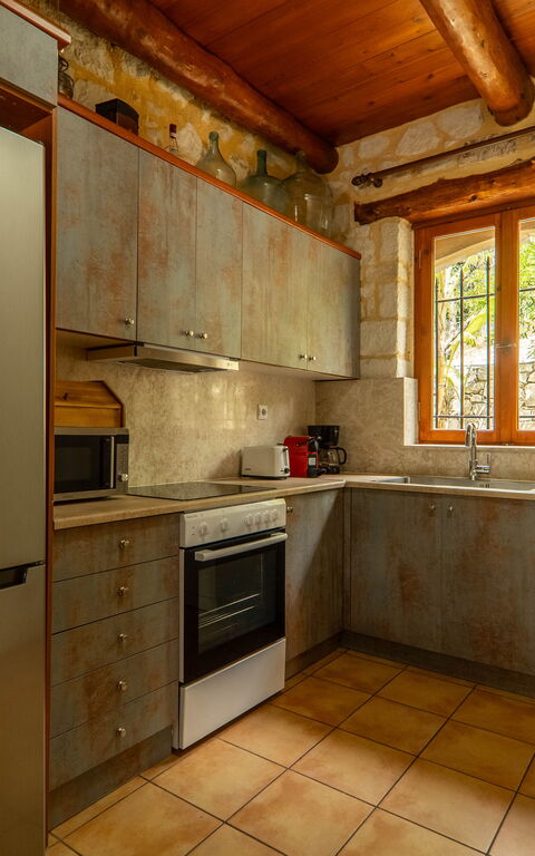 Villa Nipos: Baderom, Kjøkken