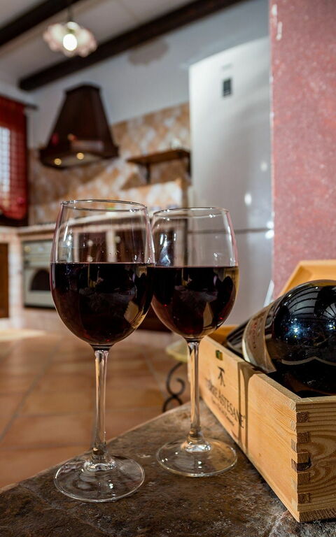 Villa Del Golfo: Kjøkken, Lunsjrom, Stue