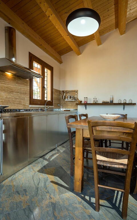 Villa Le Muse: Kjøkken, Lunsjrom