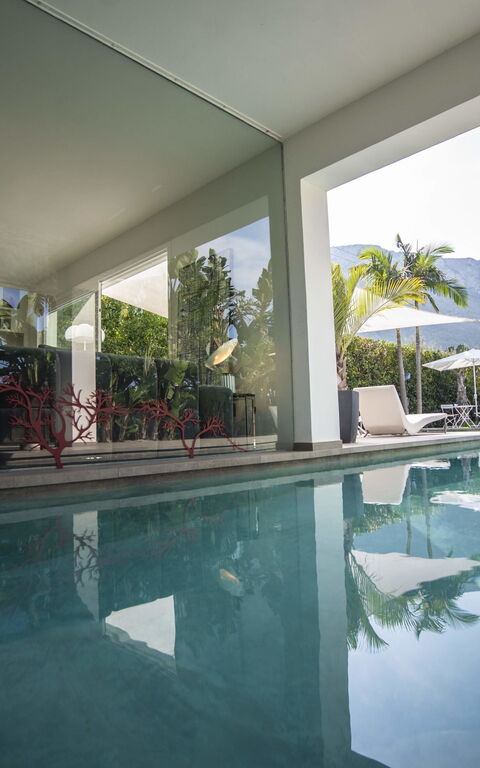 Villa Denari: basseng, Utendørs