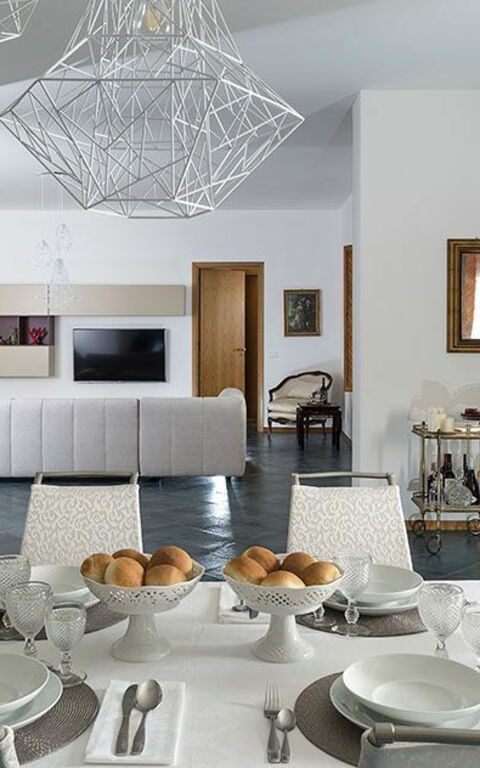 Villa Salinella: Lunsjrom, Stue