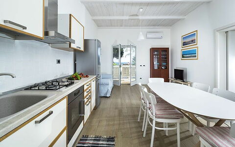 Feriebolig Morgana: Kjøkken, Lunsjrom