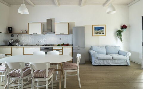 Feriebolig Morgana: Kjøkken, Lunsjrom