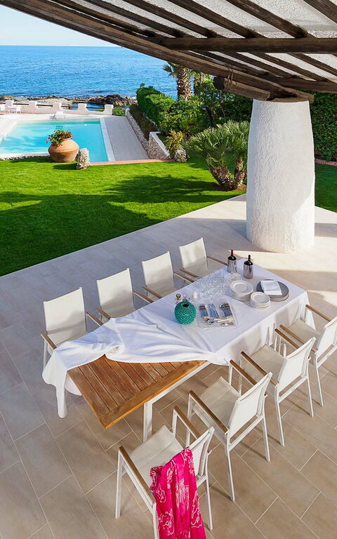 Blu Moon: Balkong / terrasse / uteplass, basseng, Hage, Utendørs, Visningar