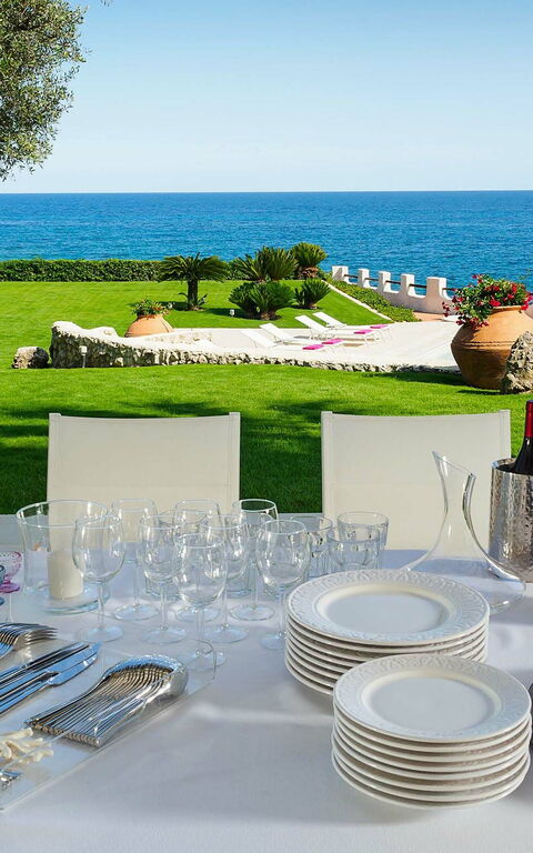 Blu Moon: Balkong / terrasse / uteplass, basseng, Hage, Utendørs, Visningar