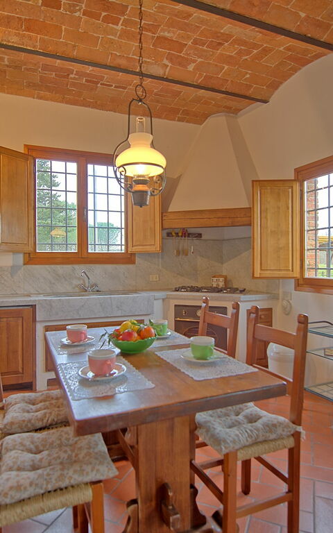 Casale Chiara: Kjøkken, Lunsjrom