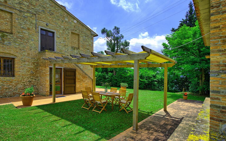 Casale Chiara: Eksteriør, Hage