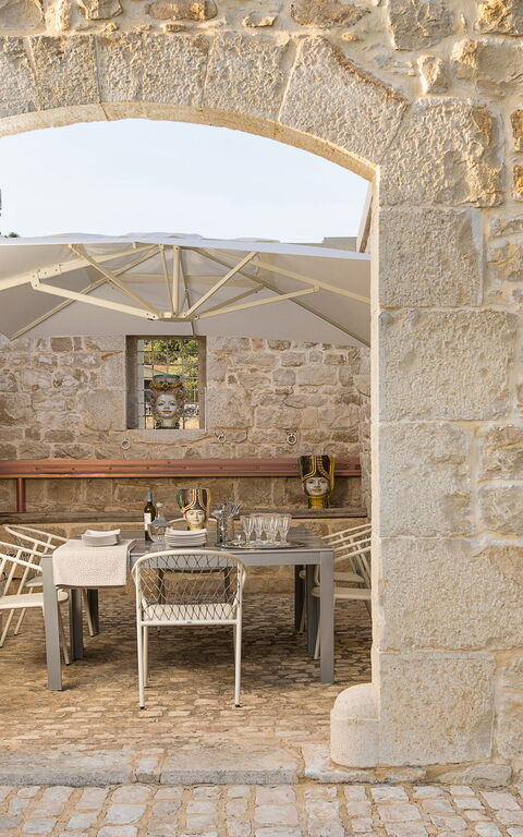 Villa Luna: Balkong / terrasse / uteplass, Eksteriør, Utendørs